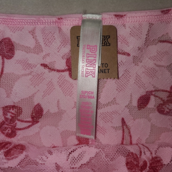 VICTORIA'S SECRET PRETTY PINKπ CHERRY GRAPHIC HIPSTER PANTY - Picture 3 of 8
